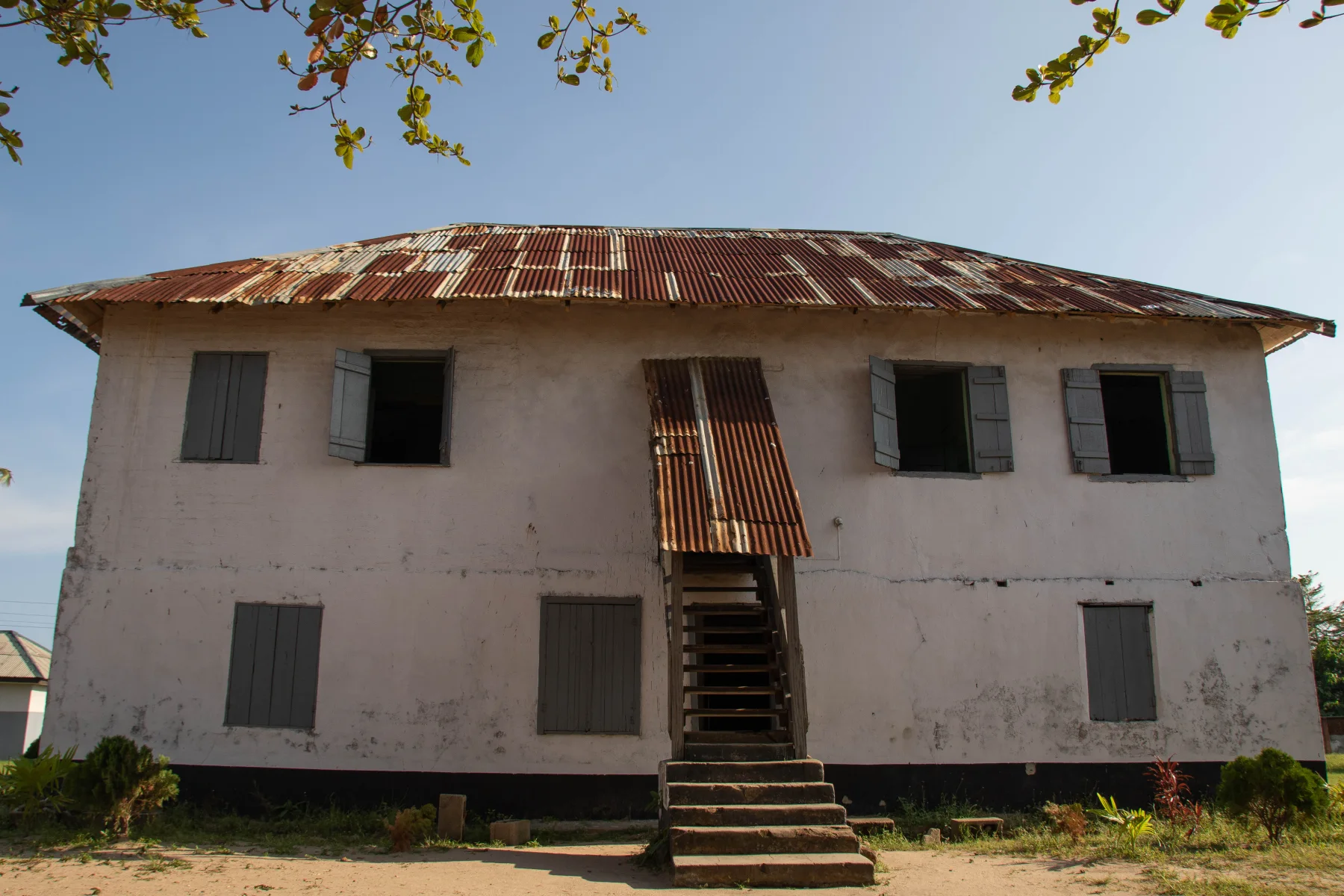 The front elevation of the CMS mission house known as Nigeria's first storey building.
