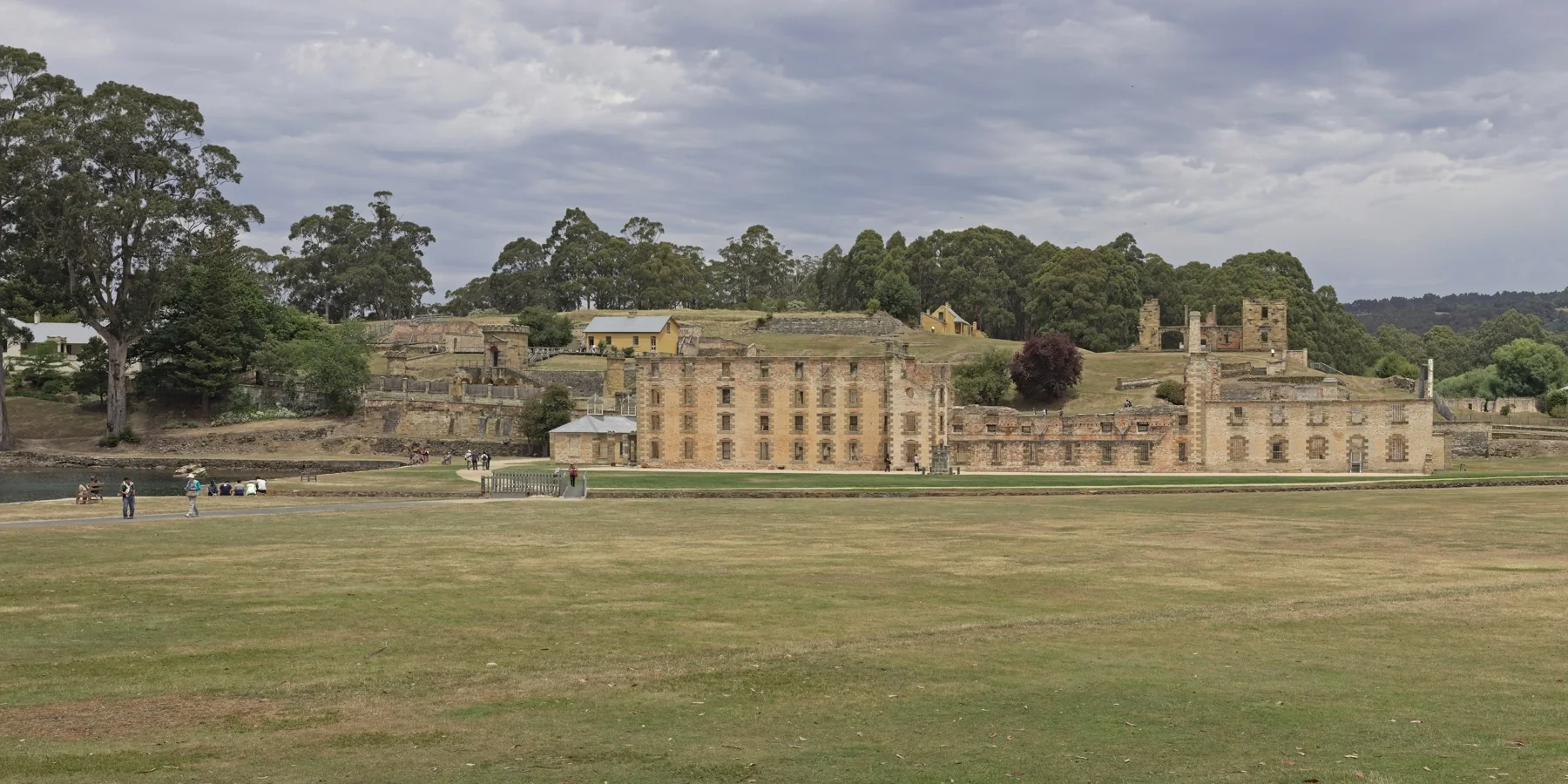 Port Arthur Historic Site extends around Mason Cove